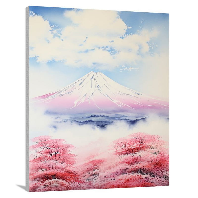Japan's Blossoming Majesty - Canvas Print