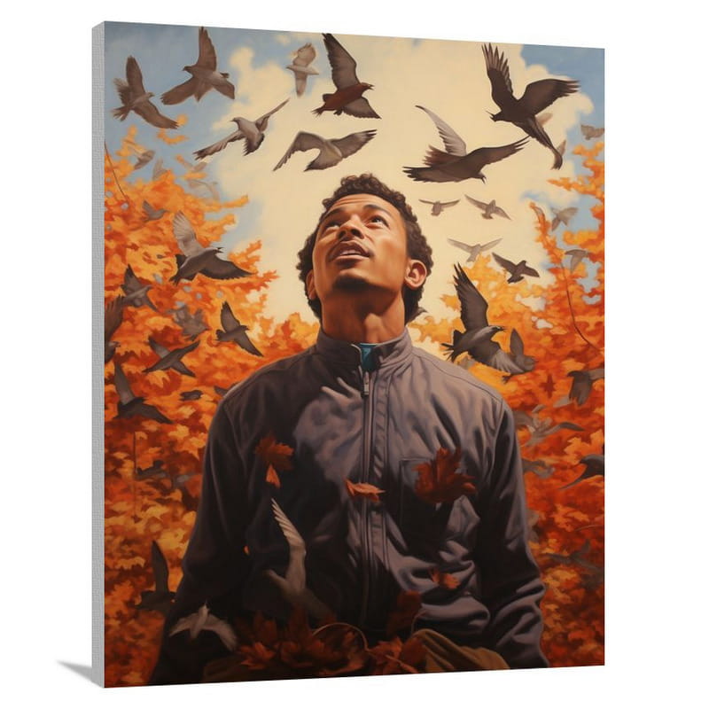 Jay's Flight - Canvas Print