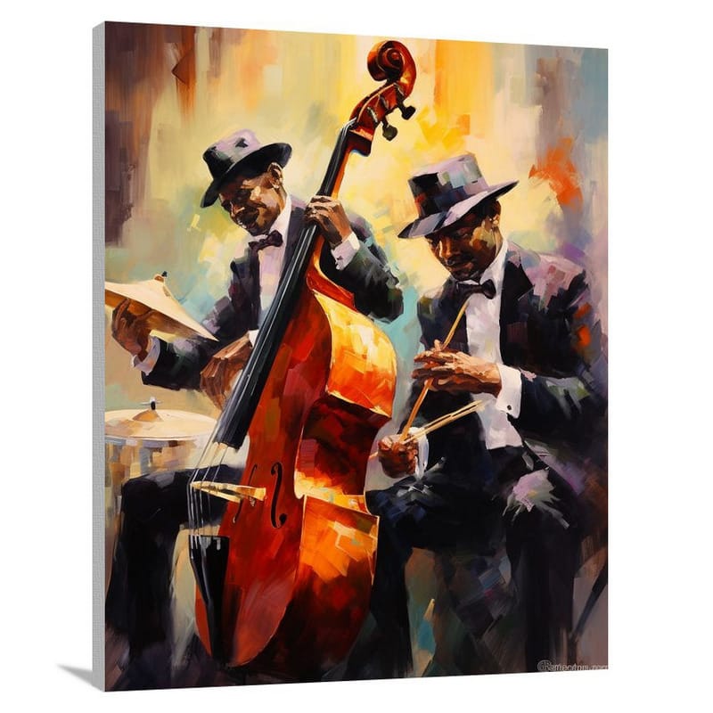 Jazz Harmony - Impressionist 2 - Canvas Print