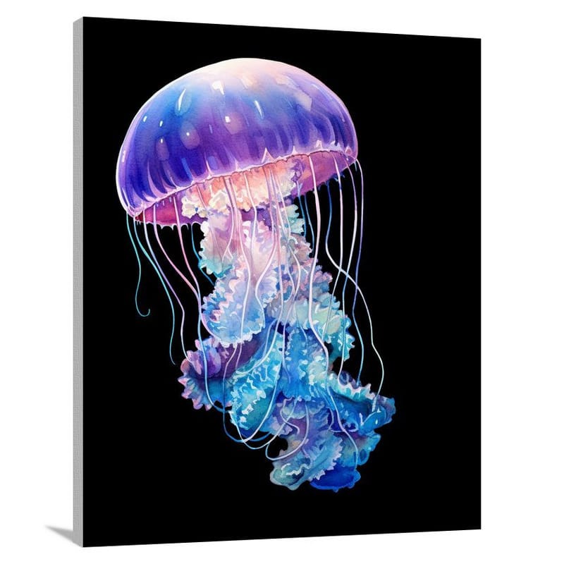Jellyfish - Watercolor - Canvas Print
