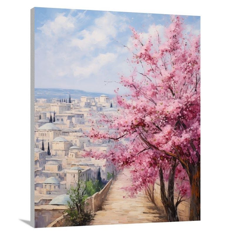 Jerusalem in Bloom - Canvas Print