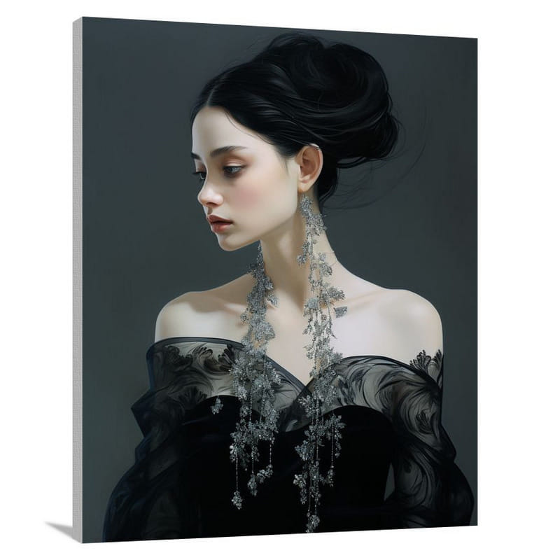 Jewelry's Fashionable Elegance - Canvas Print