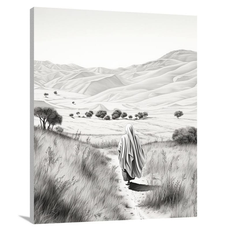 Journey Through Afghan Valleys - Canvas Print