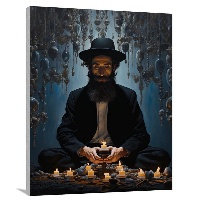 Judaism's Sacred Embrace - Canvas Print