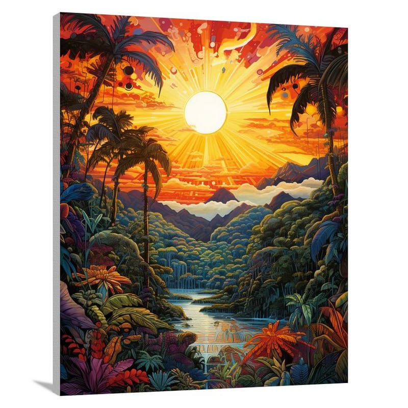 Jungle's Twilight - Canvas Print