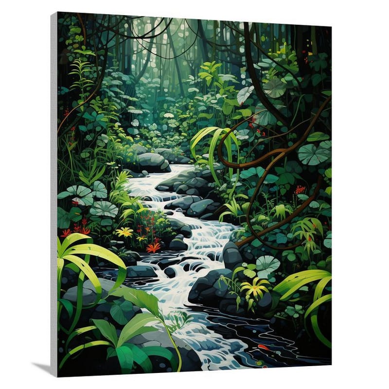 Jungle Serenity - Minimalist 2 - Canvas Print