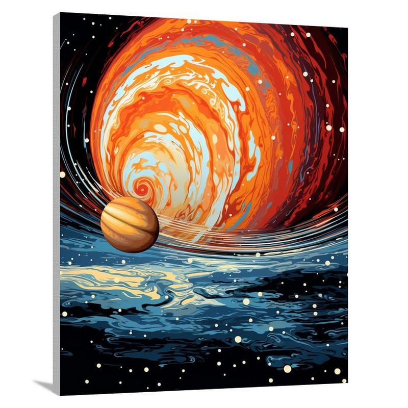 Jupiter's Celestial Gateway - Canvas Print