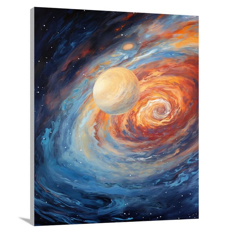 Jupiter's Cosmic Dance - Canvas Print