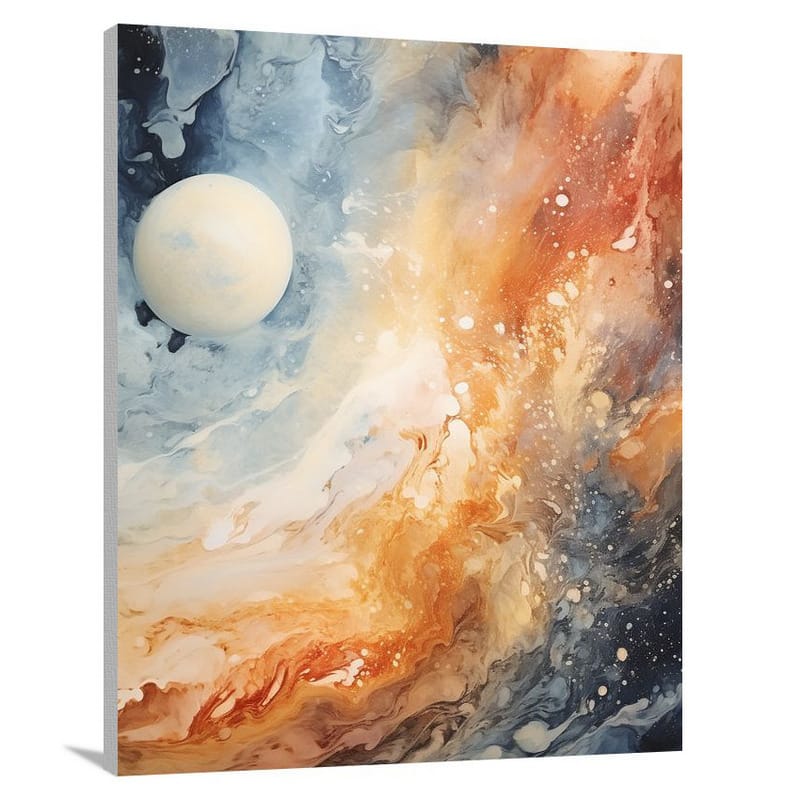 Jupiter's Cosmic Symphony - Canvas Print