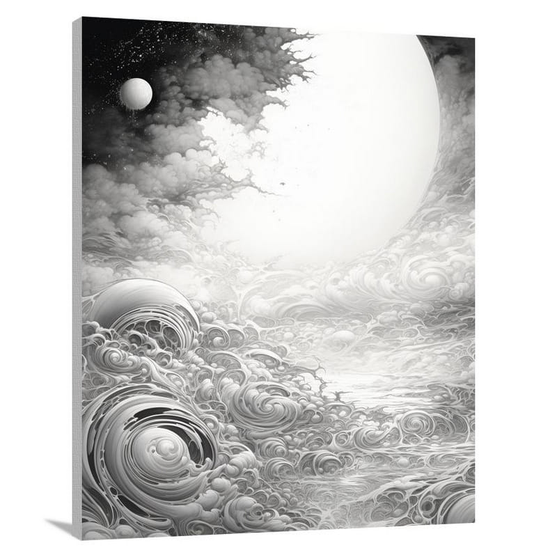Jupiter's Enigmatic Depths - Canvas Print