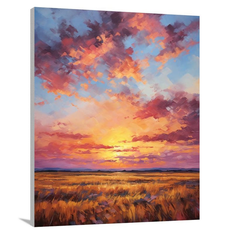 Kansas Sunset - Canvas Print