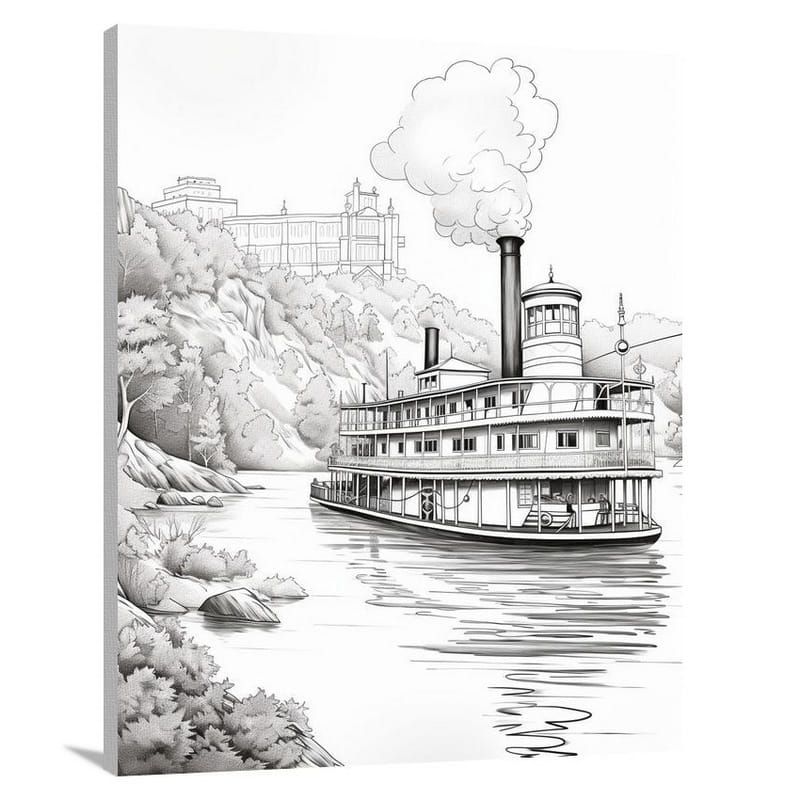 Kentucky's River Journey - Canvas Print