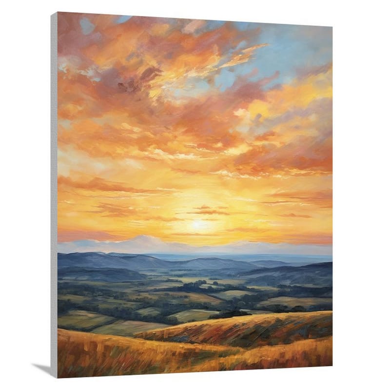 Kentucky Sunrise - Impressionist - Canvas Print