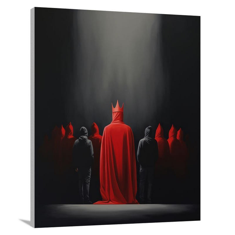 King Amongst His People - Canvas Print