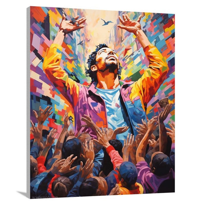 King's Embrace - Pop Art - Canvas Print