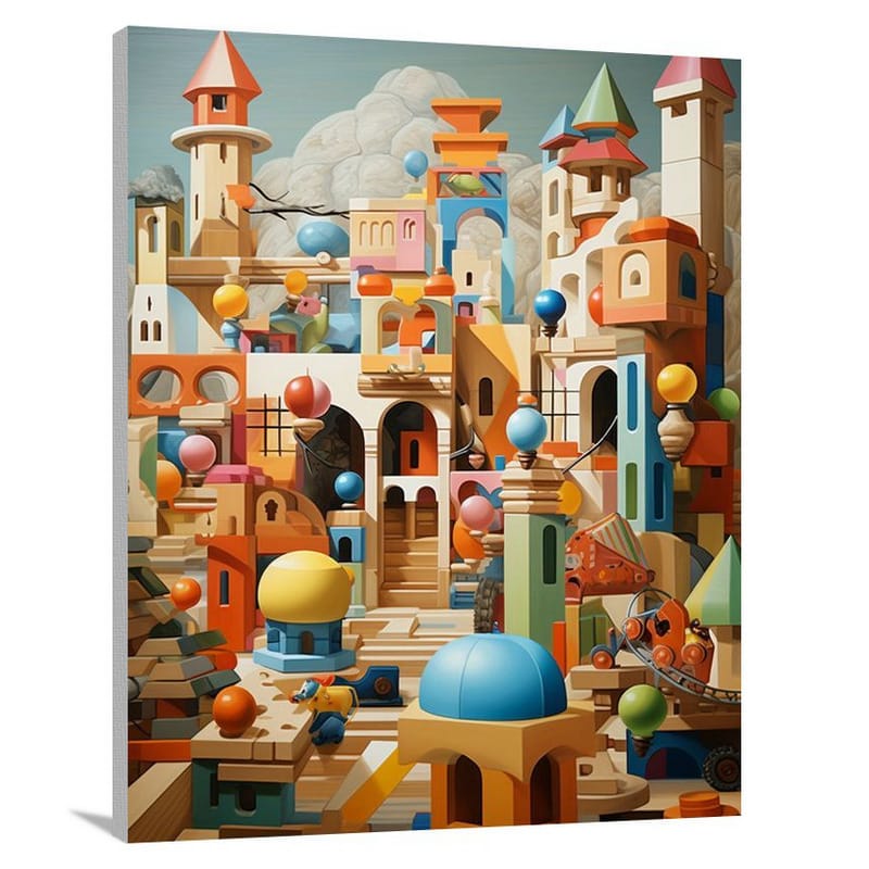 Kingdom of Blocks - Canvas Print