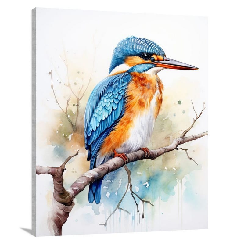 Kingfisher's Majesty - Canvas Print