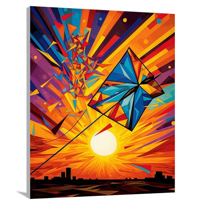 Kite's Playtime - Canvas Print