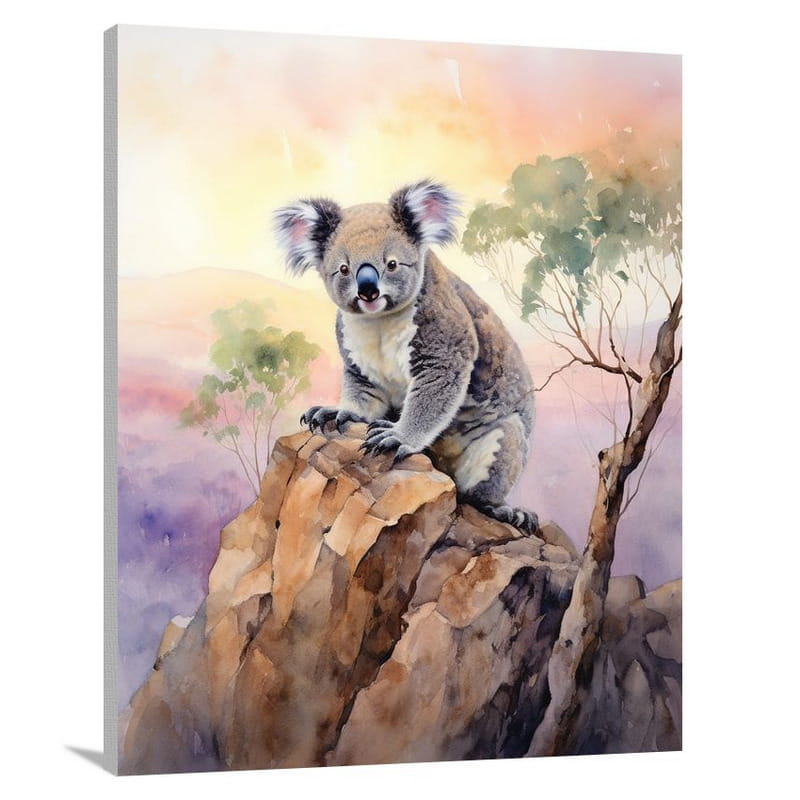 Koala's Solitude - Canvas Print
