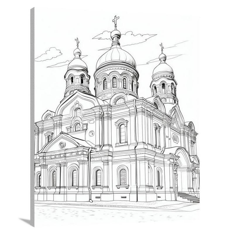 Kyiv's European Splendor - Canvas Print