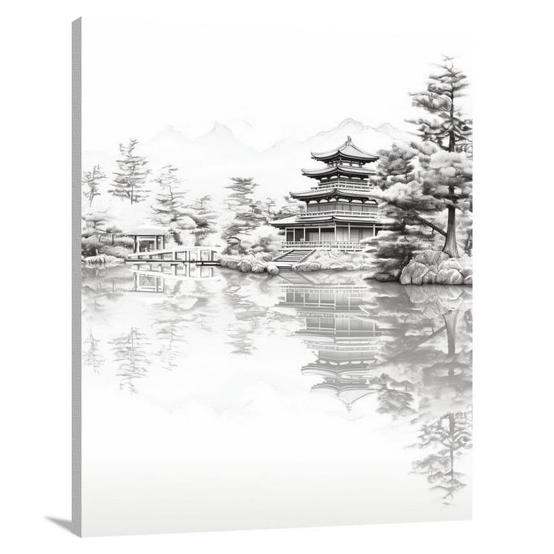 Kyoto Reflections - Canvas Print