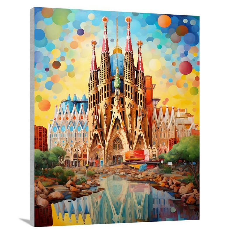 La Sagrada Familia: Architectural Symphony - Canvas Print