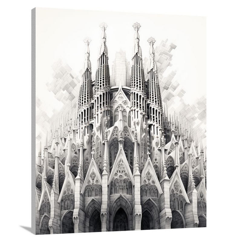 La Sagrada Familia: Divine Whispers - Canvas Print