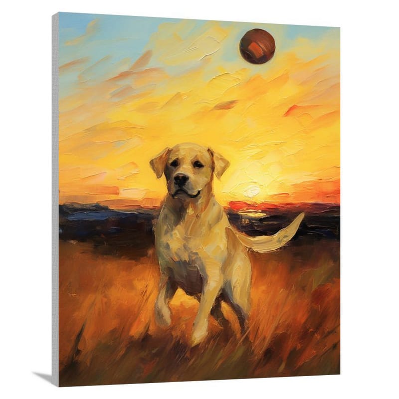 Labrador's Joy - Canvas Print
