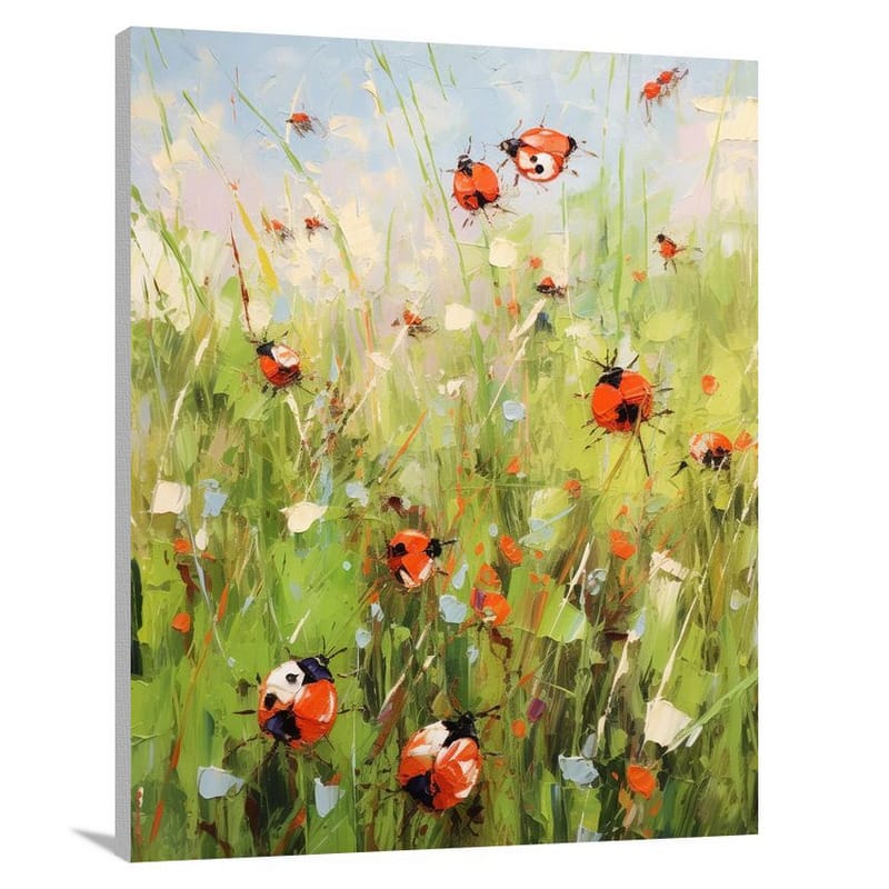 Ladybug Symphony - Canvas Print
