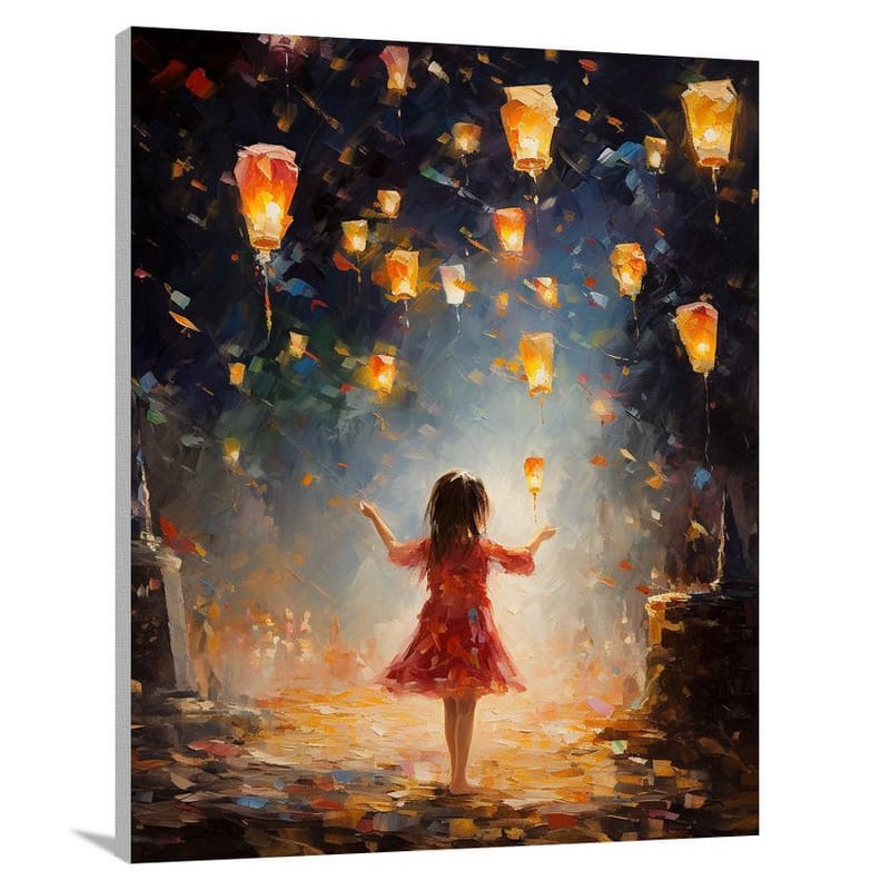 Lanterns of Chinese Culture - Canvas Print