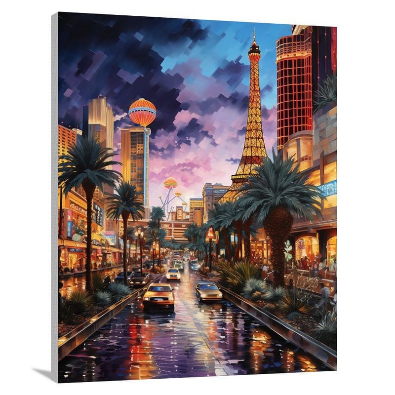 Las Vegas Lights - Canvas Print