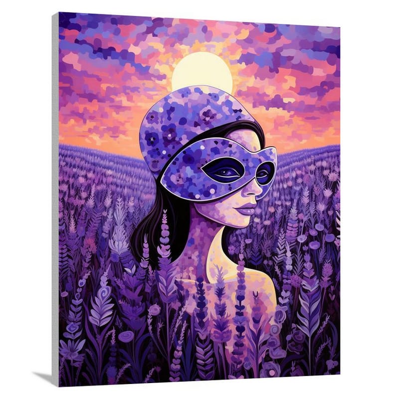 Lavender - Pop Art - Canvas Print