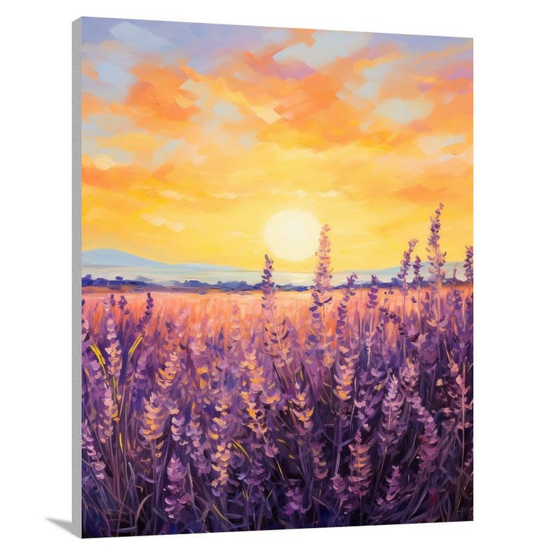 Lavender Serenity - Impressionist 2 - Canvas Print