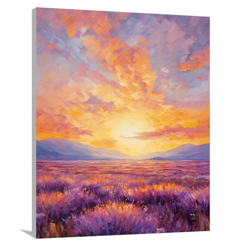 Lavender Serenity - Impressionist - Canvas Print