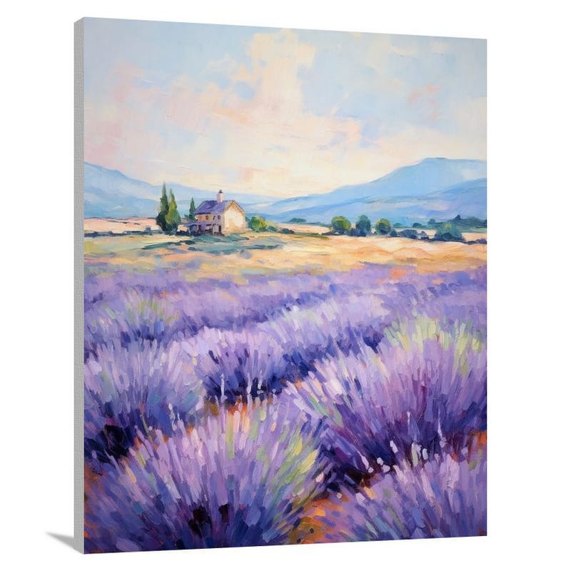Lavender Symphony in France - Canvas Print