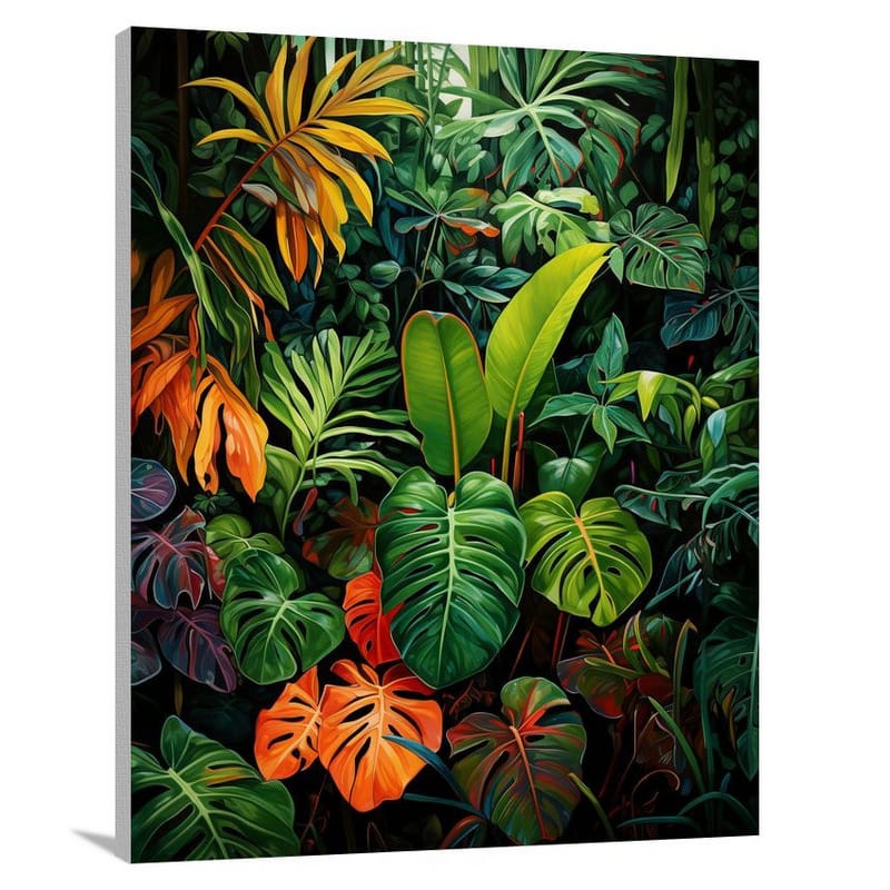 Leaf Symphony - Canvas Print