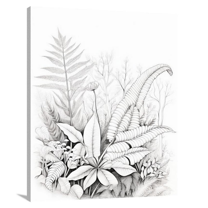 Leafscape - Canvas Print