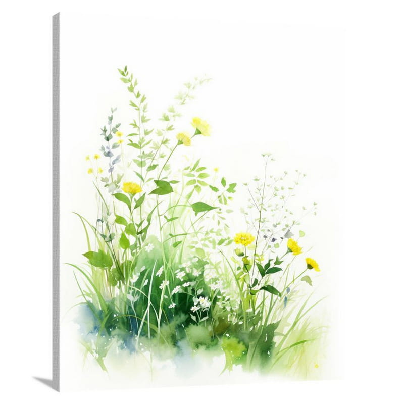 Leafy Serenity - Canvas Print