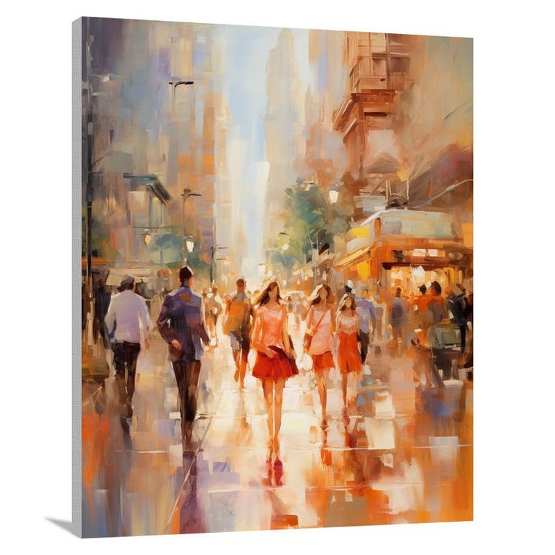 Legs in Motion - Canvas Print