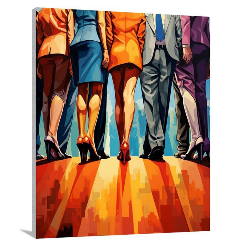Legs of Unity - Pop Art - Canvas Print