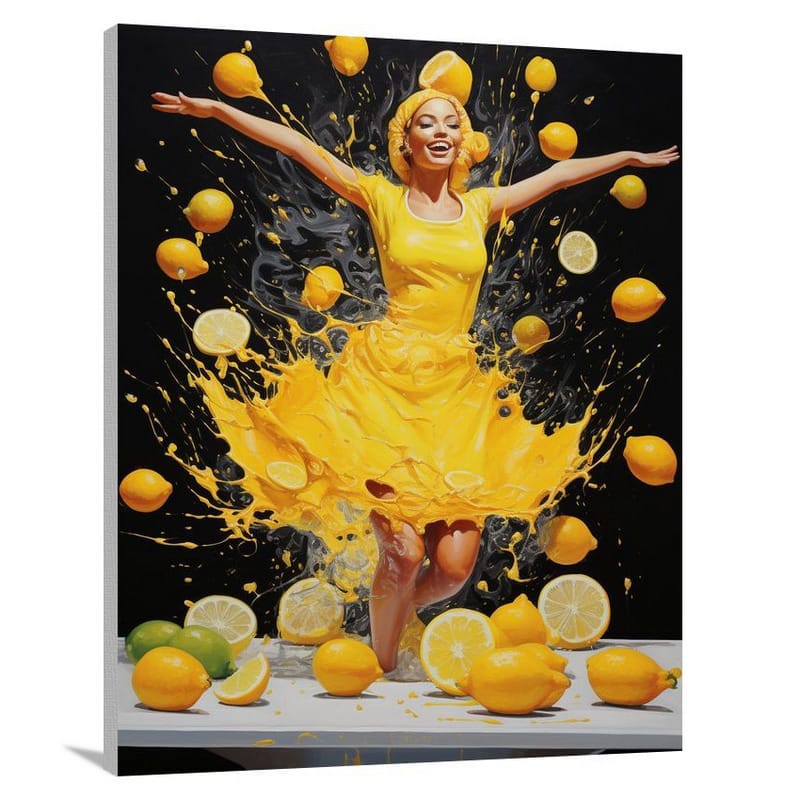 Lemon Delight - Pop Art - Canvas Print