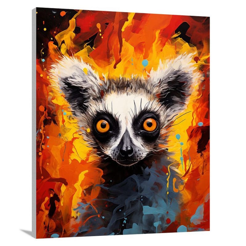 Lemur's Gaze - Canvas Print