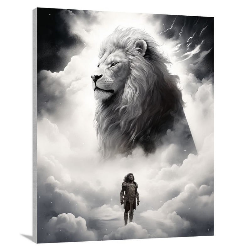 Leo's Inner Storm - Canvas Print