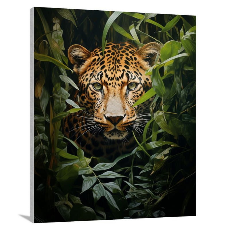 Leopard's Gaze - Contemporary Art - Canvas Print