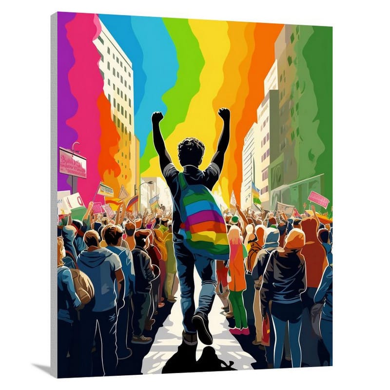 LGBTQ+ Uprising - Canvas Print