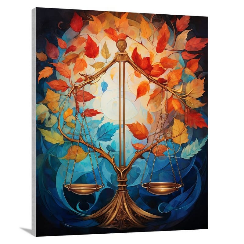 Libra's Balance - Canvas Print