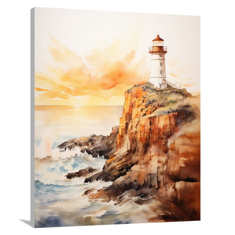 Lighthouse's Solace - Canvas Print