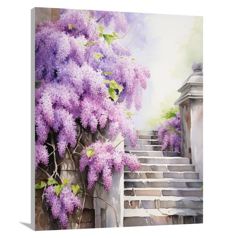 Lilac Cascade - Canvas Print