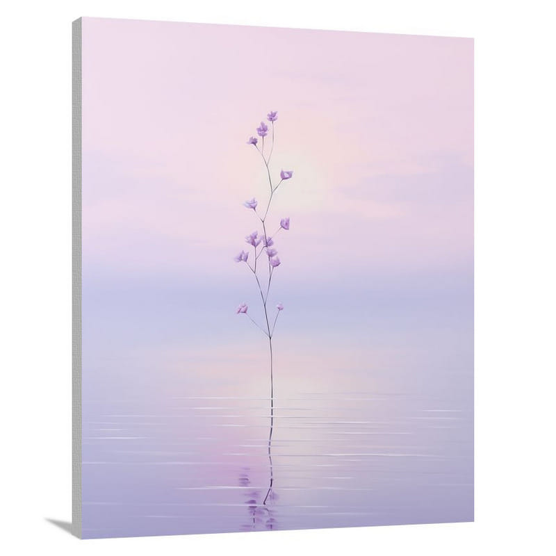 Lilac Dreams - Minimalist - Canvas Print