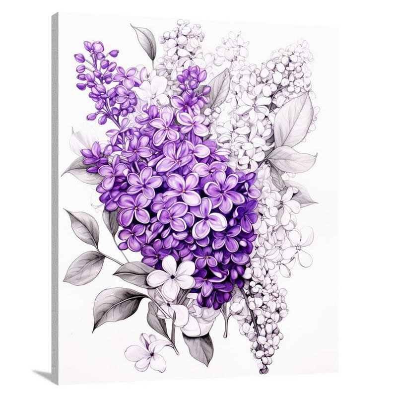 Lilac Symphony - Canvas Print